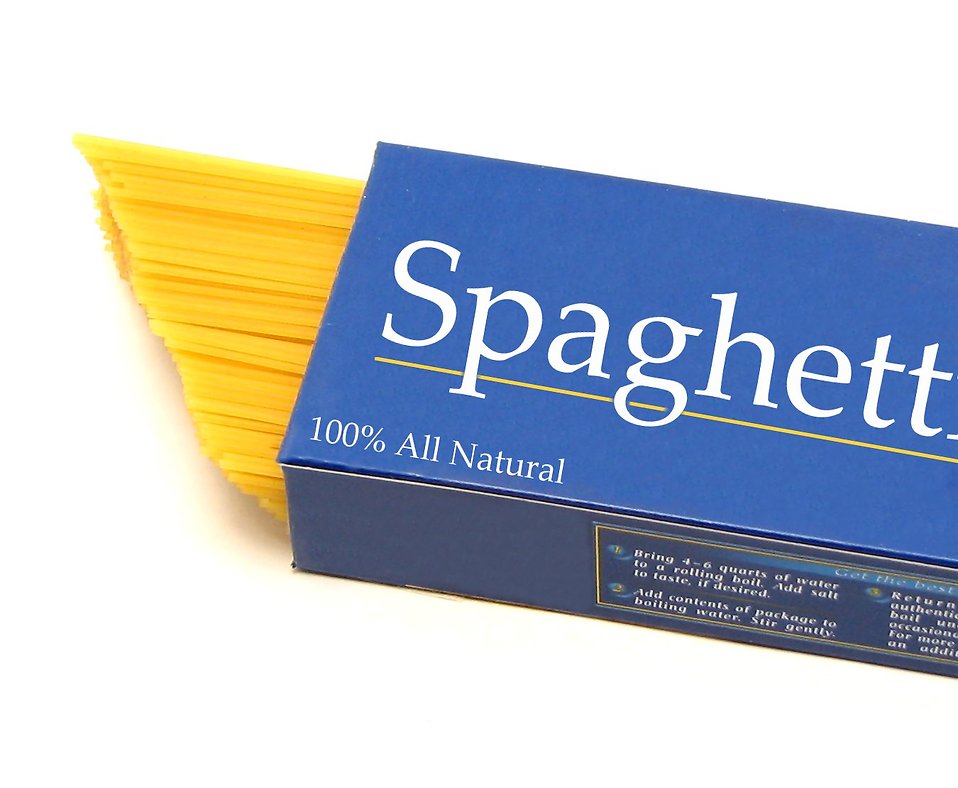 Pasta Box Clipart A Box Of Raw Spaghetti