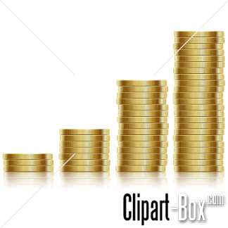 Related Coins Stacks Cliparts  