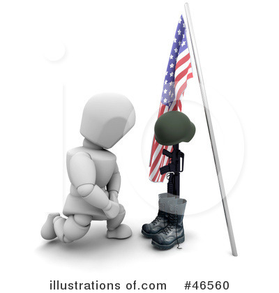 Royalty Free  Rf  Soldier Clipart Illustration By Kj Pargeter   Stock