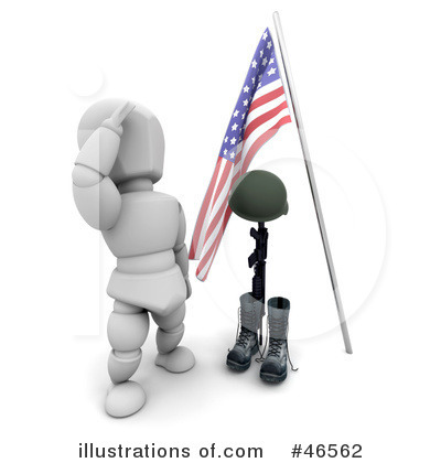 Royalty Free  Rf  Soldier Clipart Illustration By Kj Pargeter   Stock