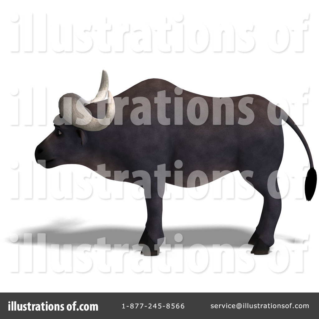 Royalty Free  Rf  Water Buffalo Clipart Illustration By Ralf61   Stock