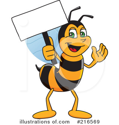 Royalty Free  Rf  Worker Bee Character Clipart Illustration  216569 By