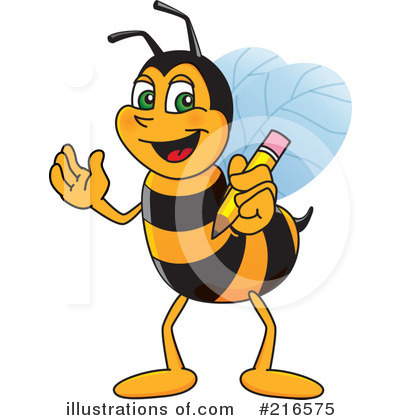 Royalty Free  Rf  Worker Bee Character Clipart Illustration  216575 By