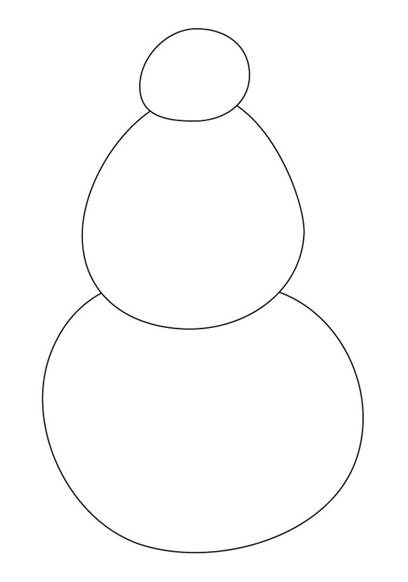 Snowman Outline   Clipart Best