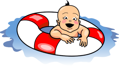 Swimming Baby   Baby Clip Art   Christart Com