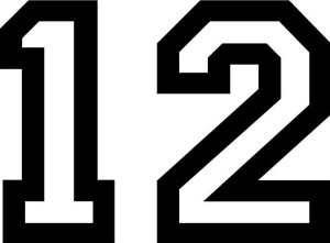 Amazon Com  Seahawks 12th Man Outline Decal Sticker   Size 9 0 X 11 7