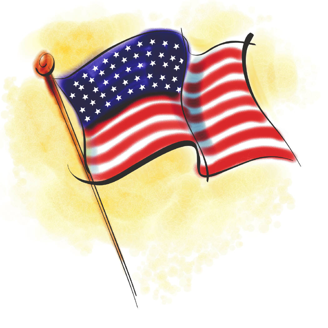 American Flag Craft For Preschool   Kinderinfo Com   Kinderinfo Com