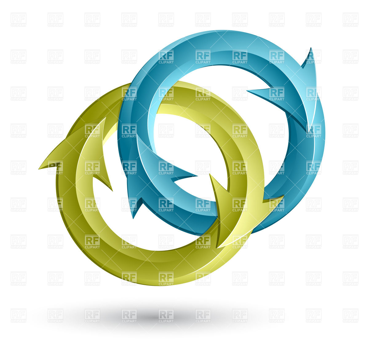 Circle Arrows Download Royalty Free Vector Clipart  Eps