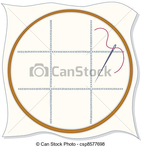 Embroidery Hoop Needle Thread   Csp8577698
