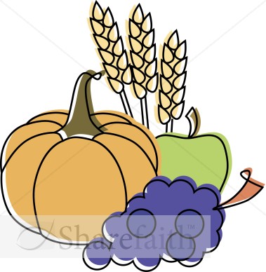 Fall Food Clipart   Thanksgiving Clipart
