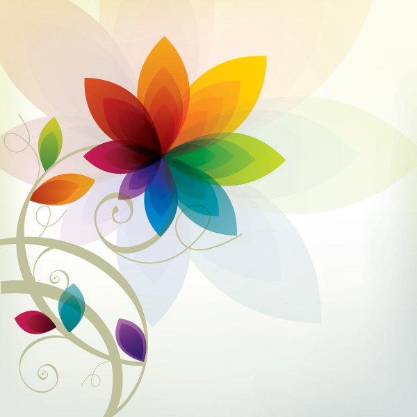 Flower Vector Graphic Aug 13 2012 Flowers And Swirls Backgrounds