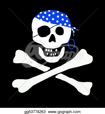 Funny Pirate Skull Sign