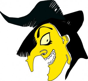 Halloween Witch Clipart 300x274 Warts Belong On A Halloween Witch Not