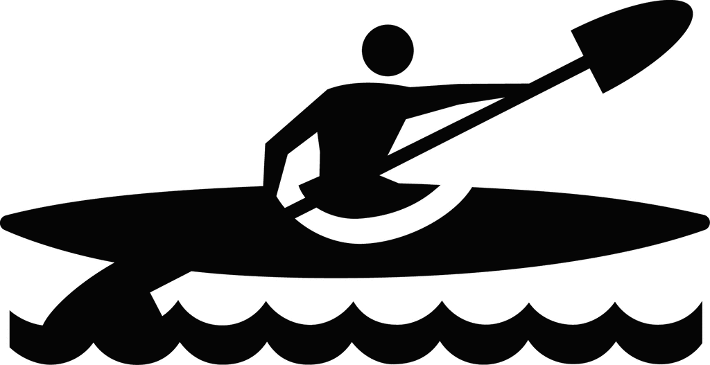 Kayak Silhouette   Clipart Etc