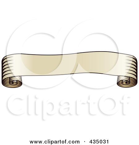 Royalty Free  Rf  Antique Scroll Banner Clipart Illustrations Vector