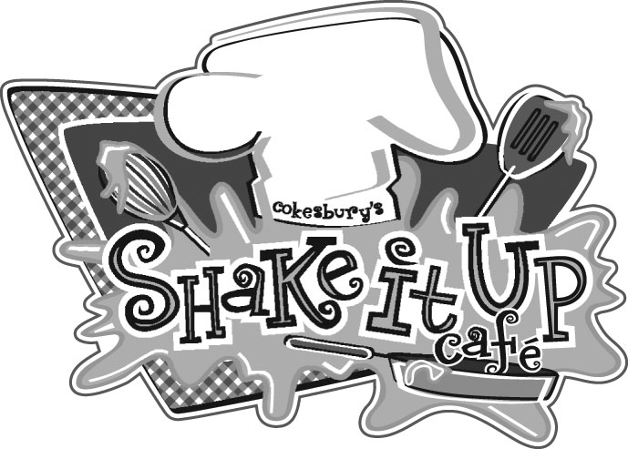 Shake It Up Cafe Vbs 2011 Vacation Bible School Black And White Logo