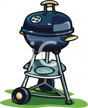 Summer Clip Art Picture Of A Charcoal Bbq
