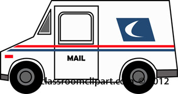 Truck   Postal Truck 1 25 12   Classroom Clipart