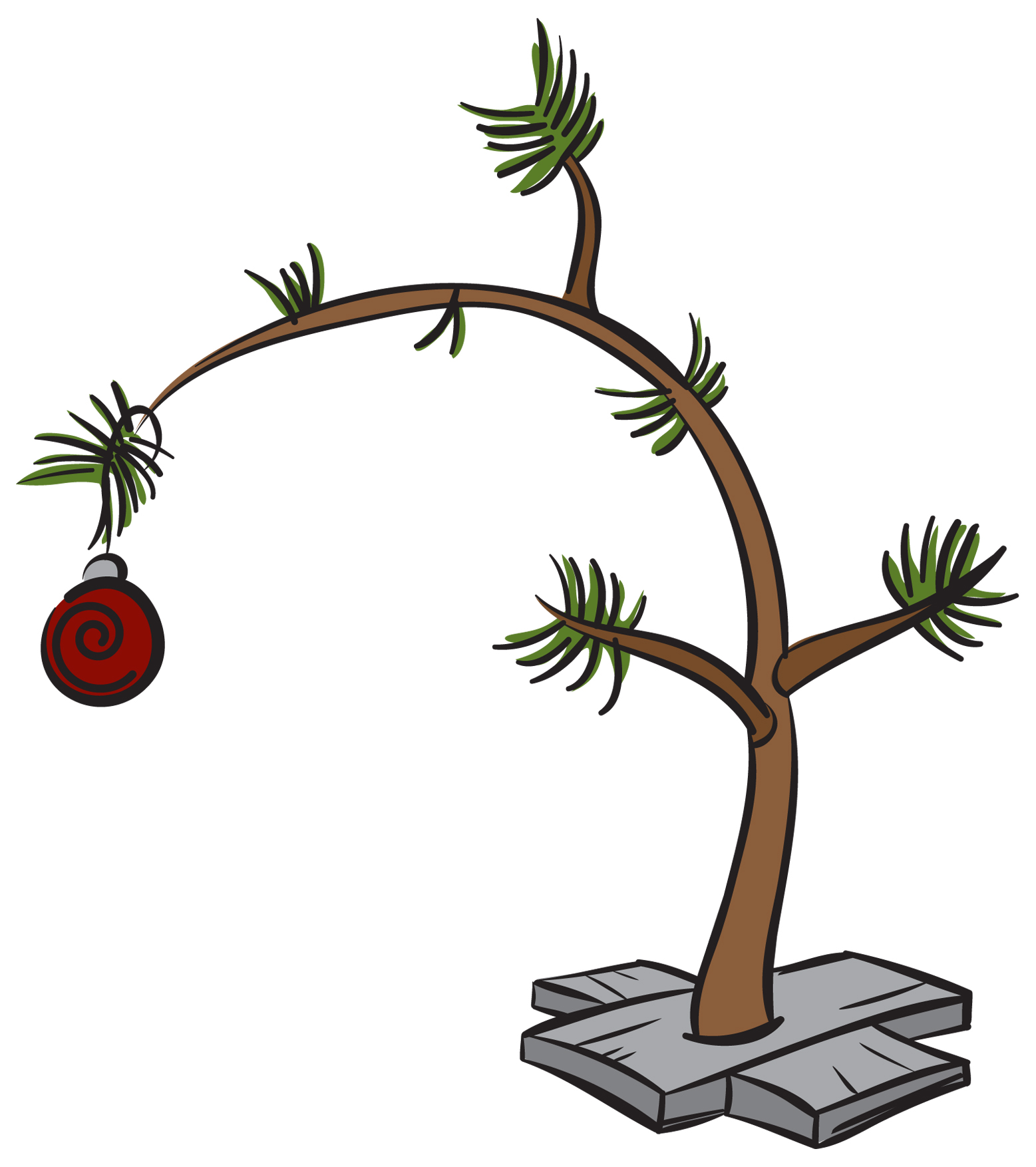 Xmas Stuff For   Charlie Brown Christmas Tree Clip Art   Cliparts Co