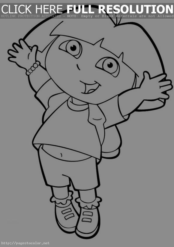     Backpack Coloring Page Coloring Pages For Girls Dora The Explorer
