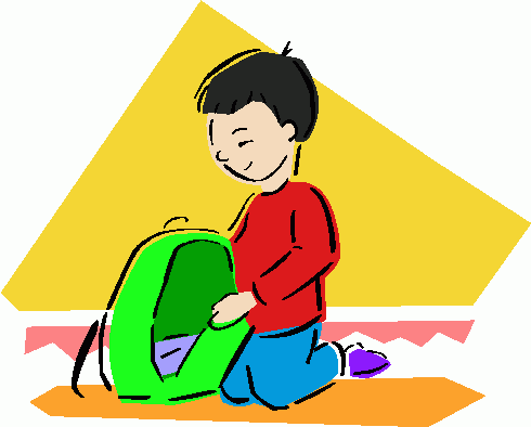 Backpack Coloring Page Super Coloring Kid With Backpack Clipart