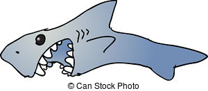 Cartoon Shark   Cutecartoon Flying Bird Wild Animal