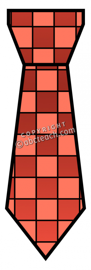 Clip Art  Tie With Grid Color 2   Preview 1
