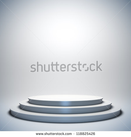 Concert Stage Background Empty A 3d Illustration Of Blank Template