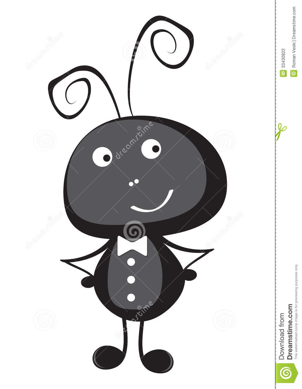Cute Ant Clip Art Cute Cartoon Ant