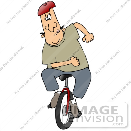 Determined Clipart  30210 Clip Art Graphic Of A