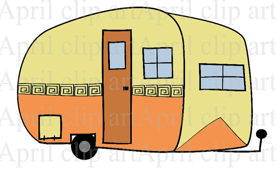 Download Camper Travel Trailer 3 Digital Clip Art Digital Clipart    