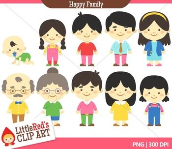 Happy Family D Clipart    Red S Clip Clipart Style Cliparts Clipart