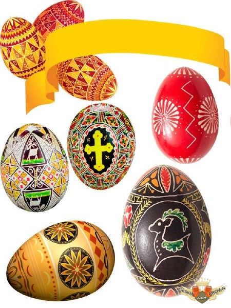 Raster Easter Eggs Png Clipart For Design In Adobe Photoshop