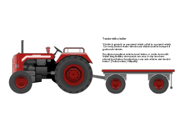 Tractor With A Trailer Trailer Tractor Roller Petrol Tanker