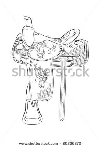 Western Saddle Stock Photos Illustrations And Vector Art