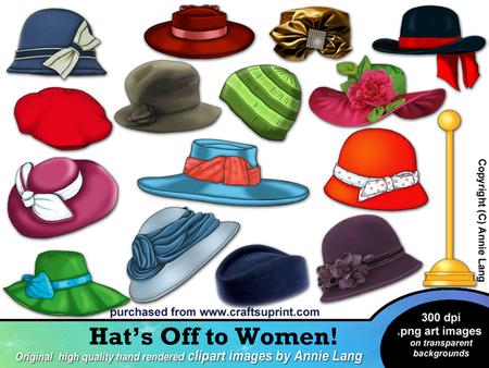 Women S Hats Clipart   Designer Resources