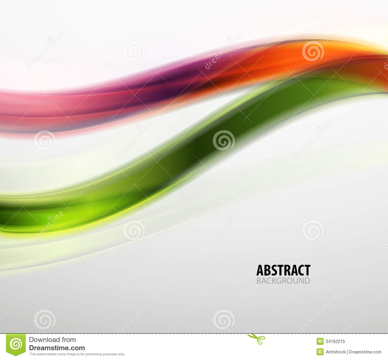 Abstract Colorful Wavy Lines Modern Pattern Royalty Free Stock Photo