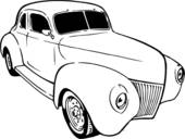 Clipart   1948 Automobile Voiture Classique Commodore Hudson