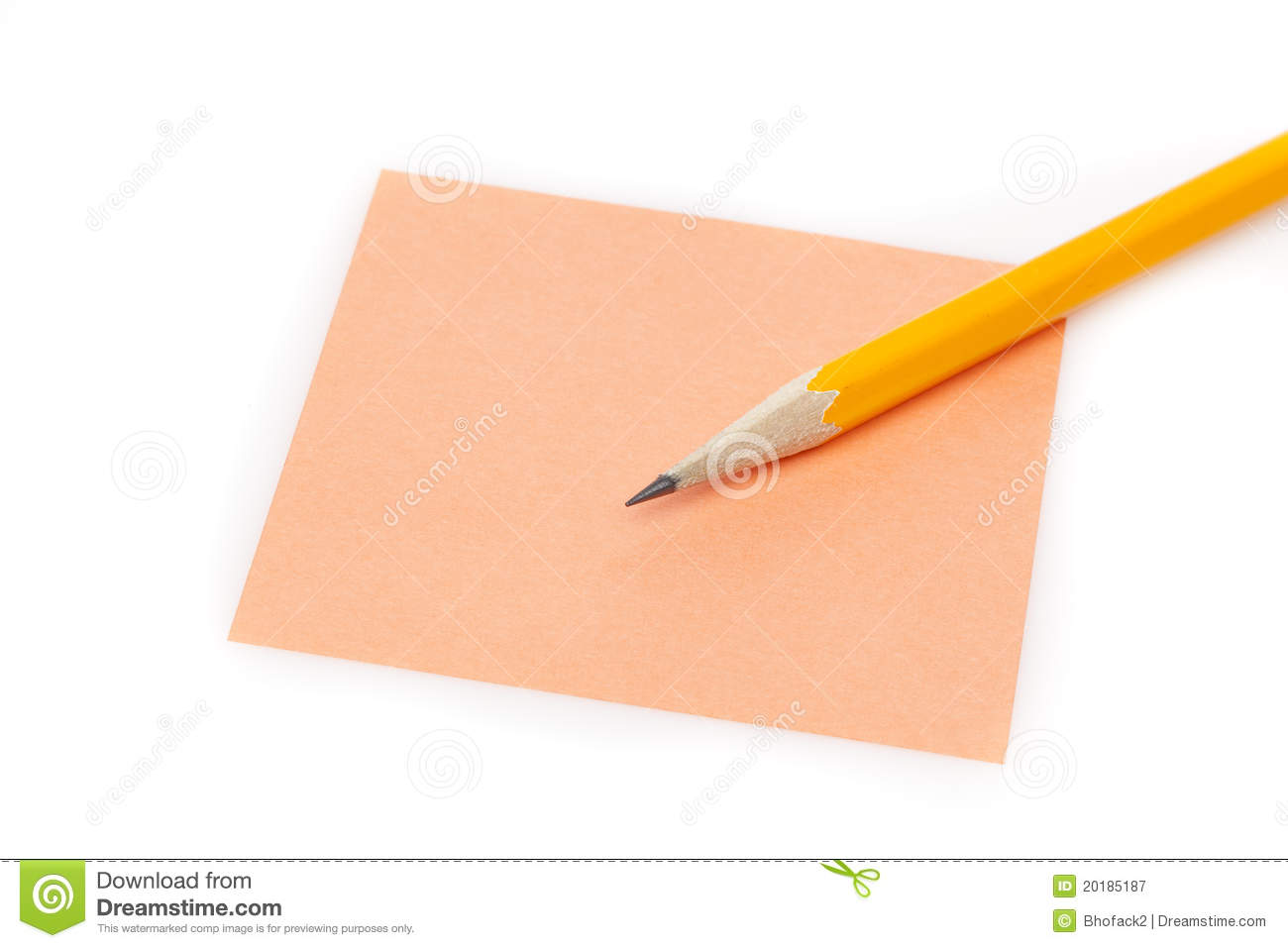 Colorful Note Pad With A Pencil Royalty Free Stock Photography    