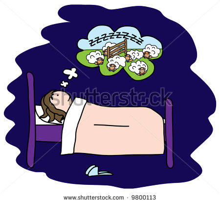 Girl Can Not Sleep So She Tries Counting Sheep But They Are All    