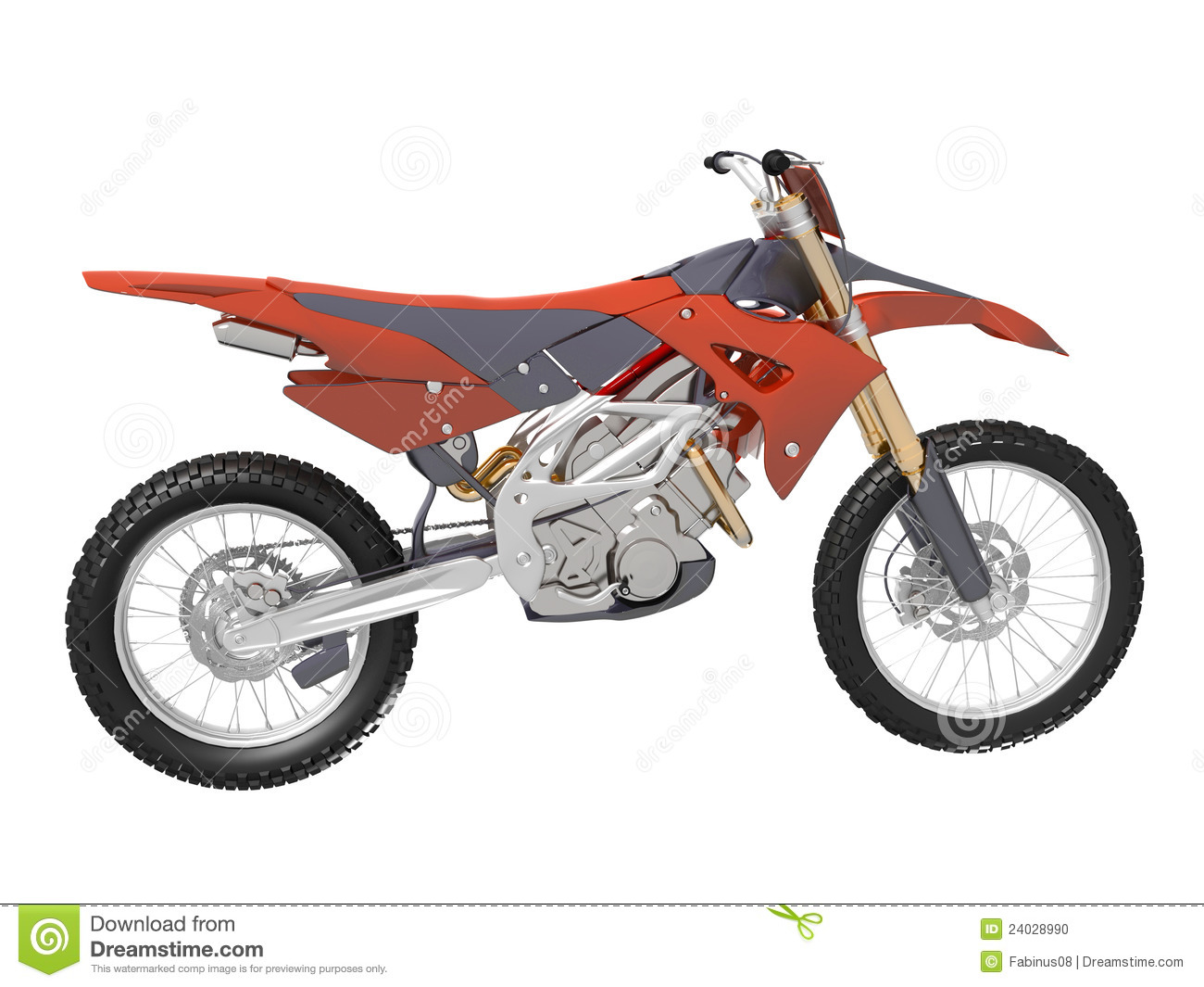 Motocross Dirt Bike Stock Photo   Image  24028990