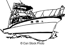 Sport Fishing Boat   Name Brand Older Sport Fishing Boat
