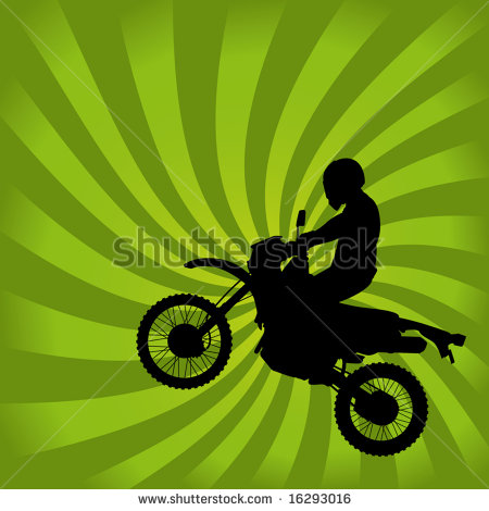 Stock Images Similar To Id 122059894   Silhouette Of Motorcycle Rider