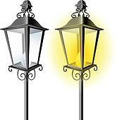 Street Lamp Clip Art Royalty Free  1448 Street Lamp Clipart Vector