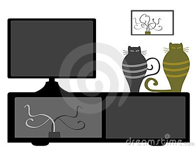 Tv Stand Royalty Free Stock Photos   Image  7256138