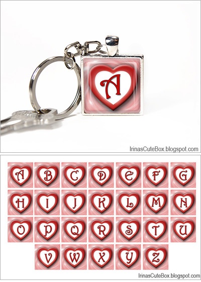 Valentine S Day Collage And An Idea How To Make This Cute Key Chain
