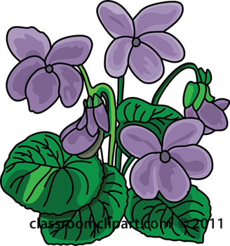 Violet Flower Clip Art Violet Flower Plant Jpg
