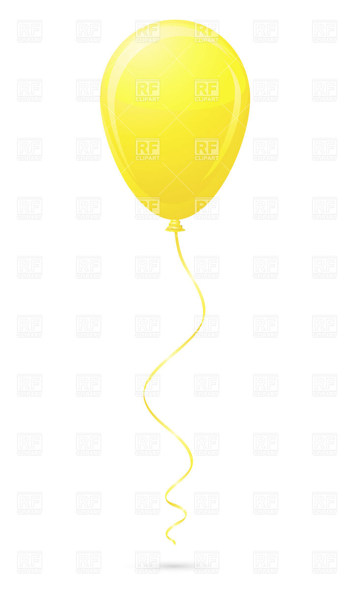Yellow Balloon 21009 Objects Download Royalty Free Vector Clipart    