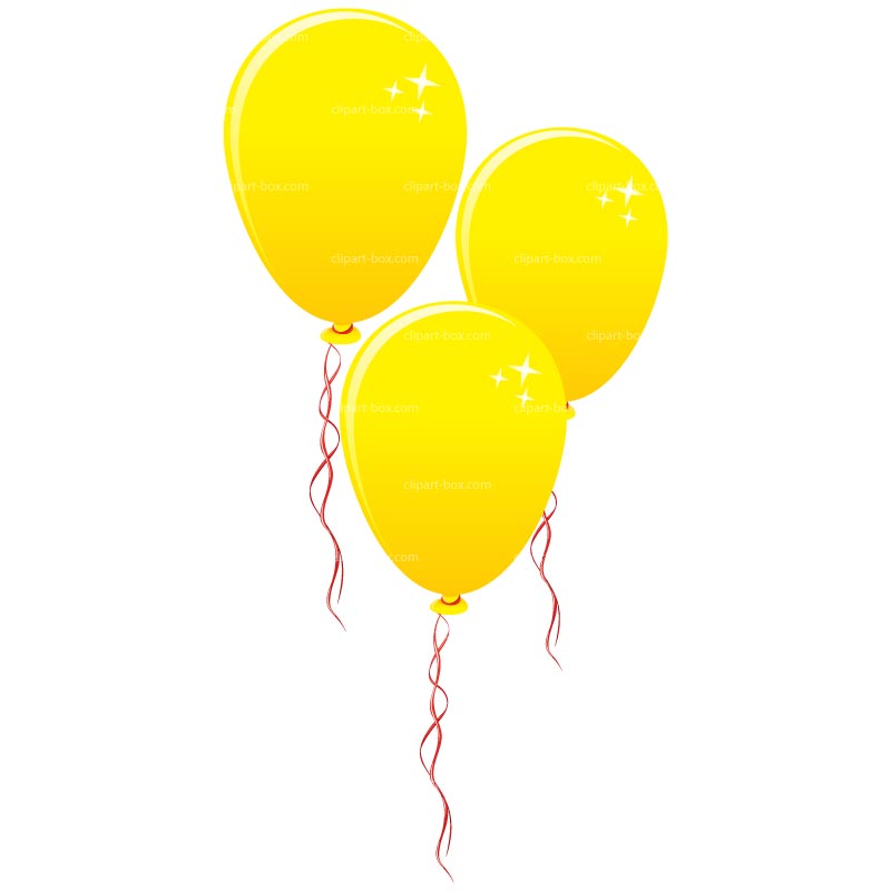 Yellow Balloon Clipart Clipart Yellow Balloons