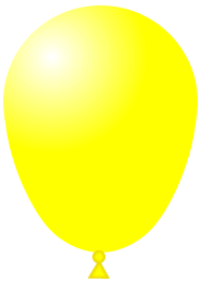 Yellow Balloon Clipart